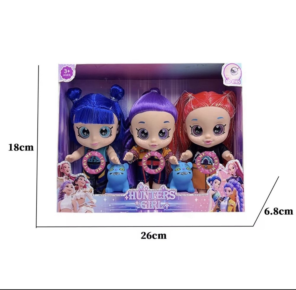 Kpop Demond Hunter Singing Doll Set