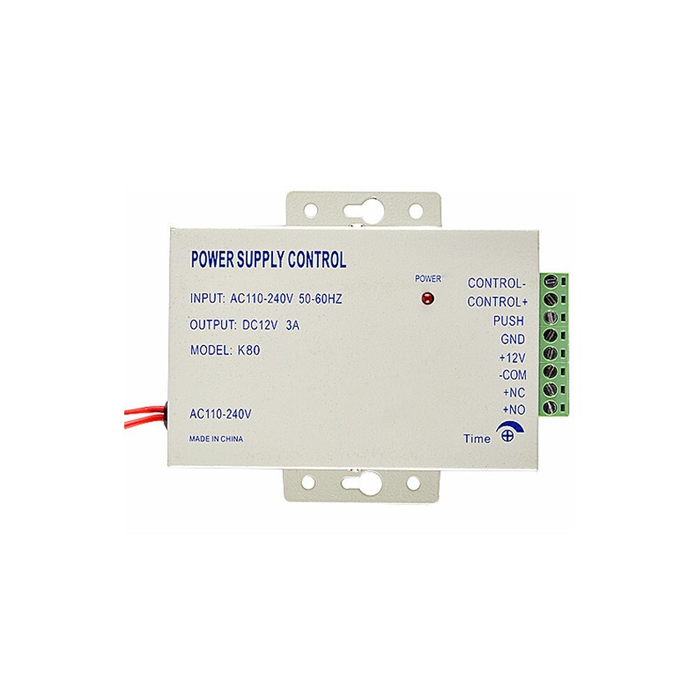 Mini 110-240VAC 12VDC 3A Switching Access Controller delay power supply supplier