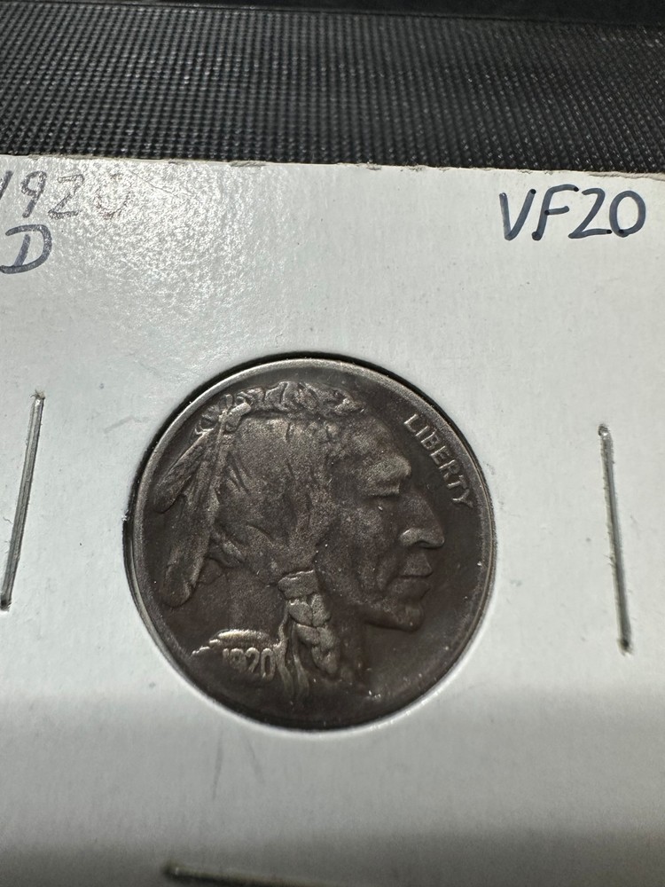 1920 d buffalo nickel VF Dark...