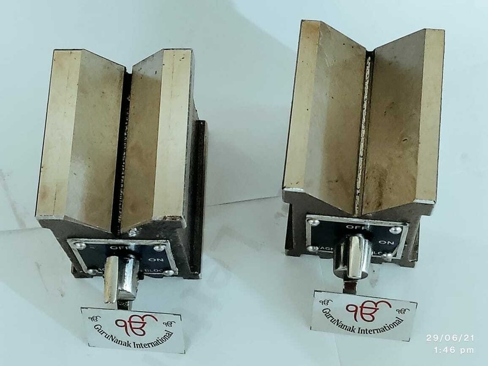 Magnetic V block Matched Pair / 1pc Both Side V Packed Precision quality