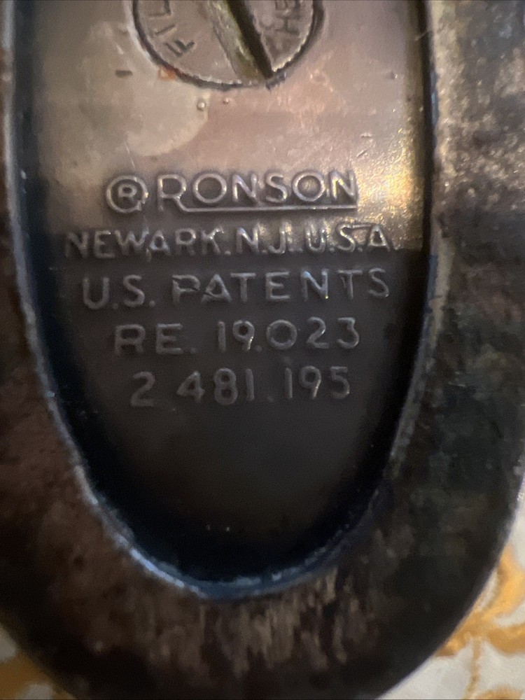 Ronson Minerva Art Deco Table Lighter Still Sparks