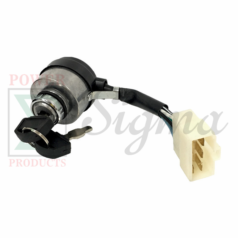 Ignition Key Switch Fits Multi-Power MP5500DF MP6000E MP7000E MP7500E Generator