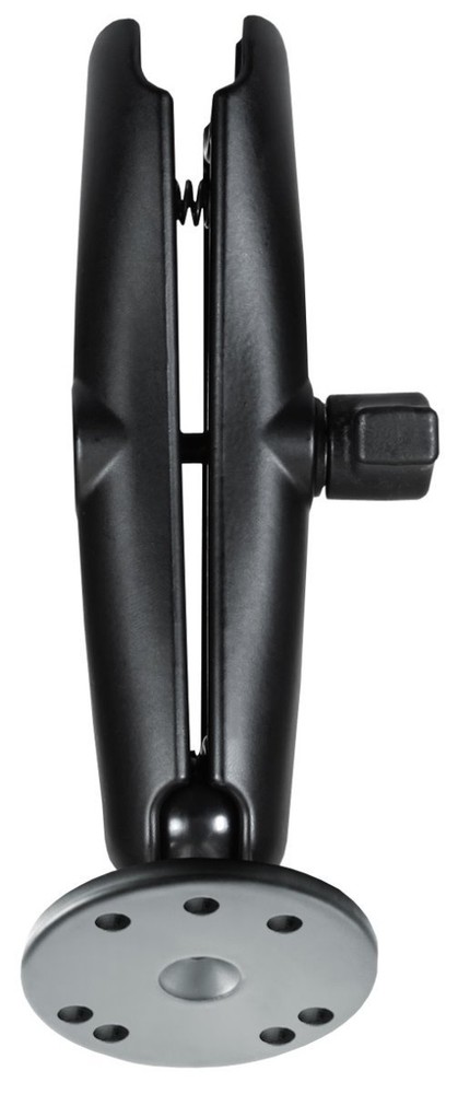 RAM Mount Double Socket Long Arm with Round Base / Adapter - RAM-B-103U-C