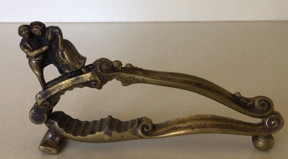 Vintage SOLID BRASS NUTCRACKER ~ Made In England