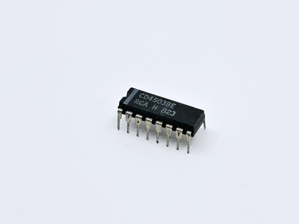5PCS CD4503BE RCA CMOS Hex Noninverting Tri-State Buffer High Drive DIP-16