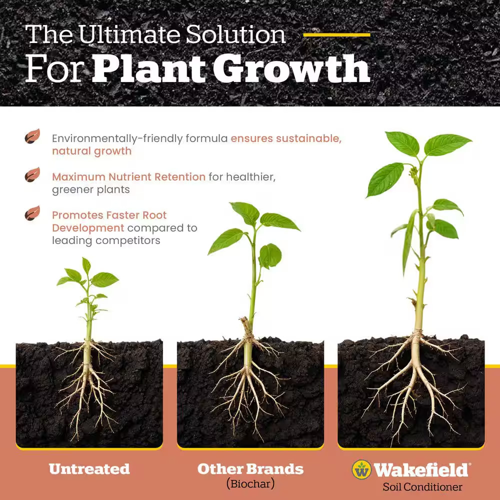 Biochar Blend with Carbonboostfor Tomatoes and Vegetables, Soil Amendment-2 Qt.