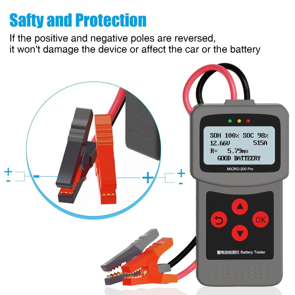 Lancol Micro-200Pro 12V 24V Car Battery Tester Battery Analyzer