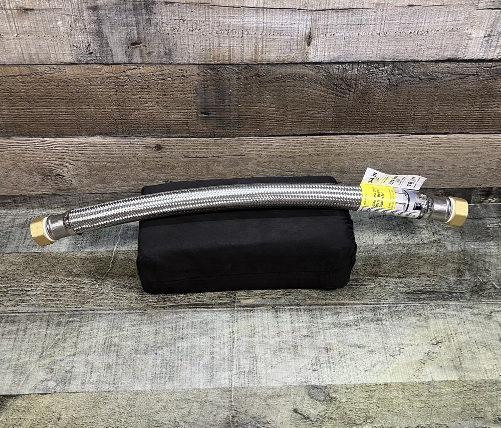 Apollo Flow Stainless Steel Water Heater Connector 3/4” FIP Inlet 3/4 FIP Outlet