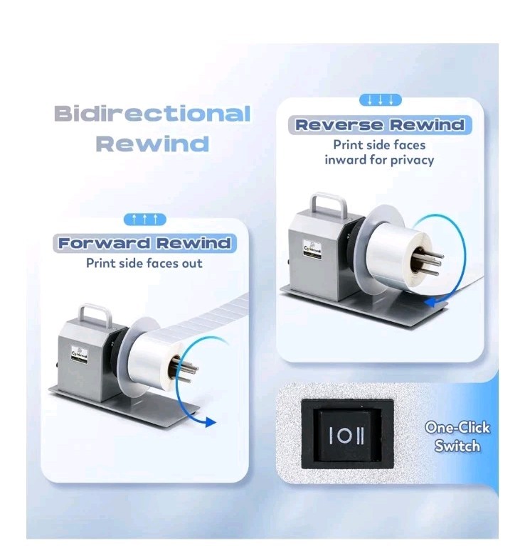 X5S Label Rewinder Automatic Winding Machine Compact Rewinding Machine FREE SHIP