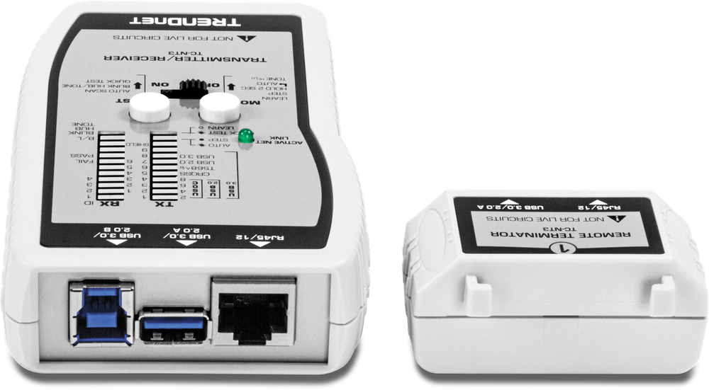 TRENDnet TC-NT3 RENEWED, VDV & USB Cable Tester