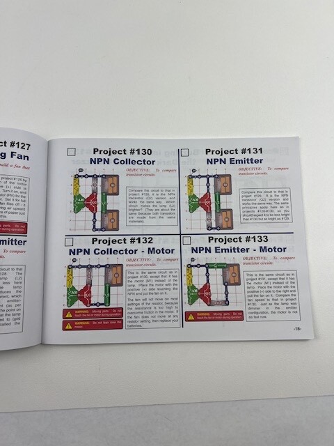 SNAP CIRCUITS Elenco Project & Experiment #'s 1-305 Instruction Books (ONLY)