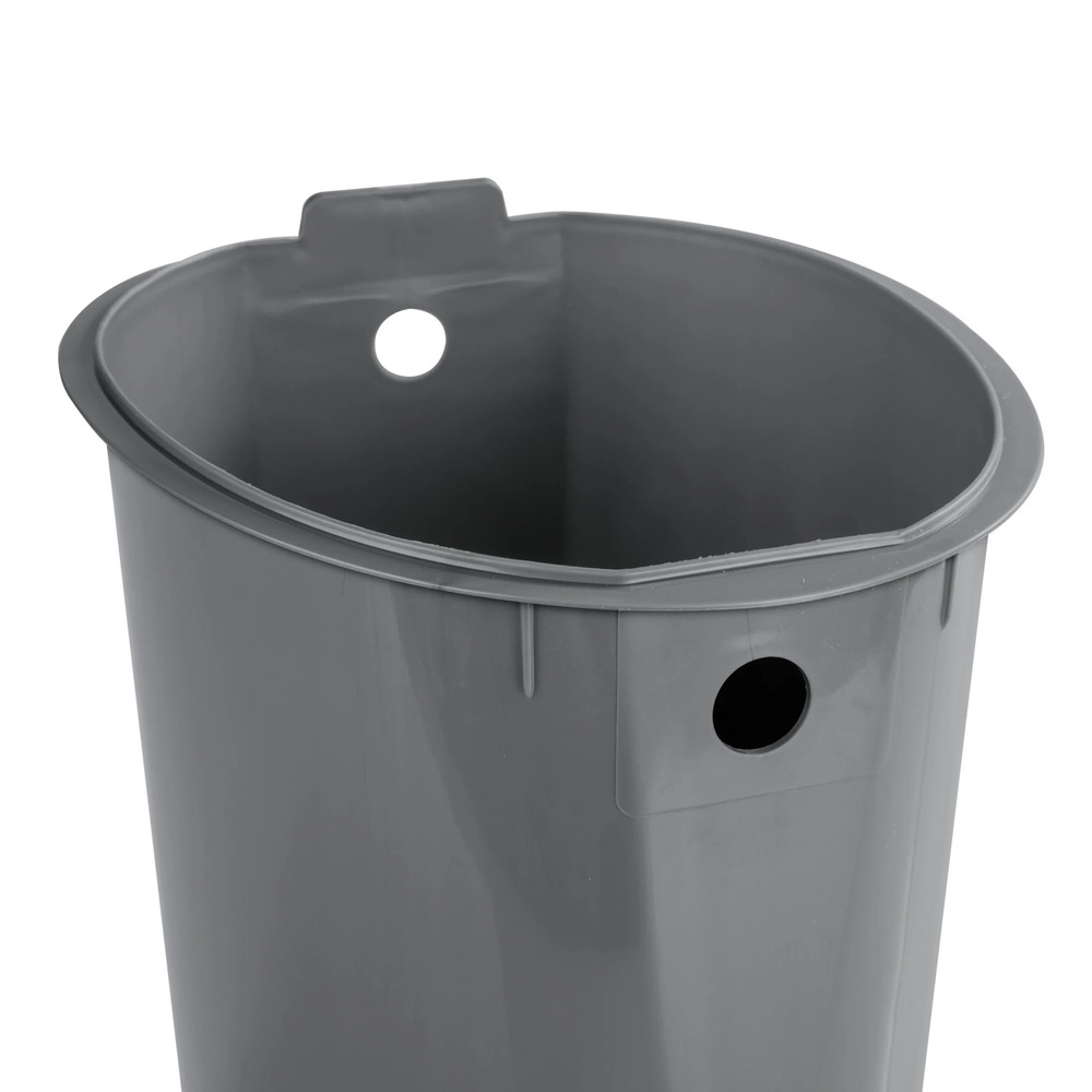 (2 pack) Trash Can, 2.6 Gallon Plastic Garbage Bucket Bin with Step Lid