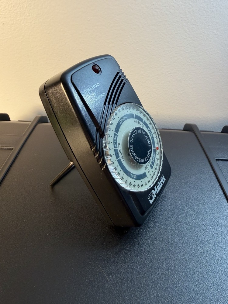 Matrix MR-500 Analog Quartz Metronome - TESTED - Needs Battery Only