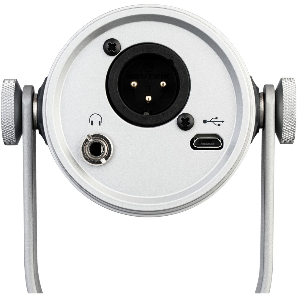 Shure MV7-S MV7 Podcast Microphone - Silver