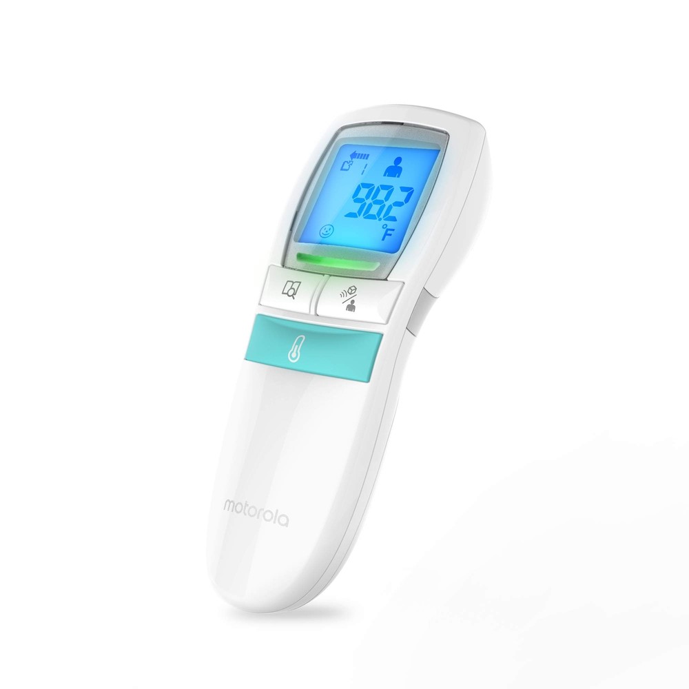 Motorola - Smart Touchless Forehead Thermometer (White)