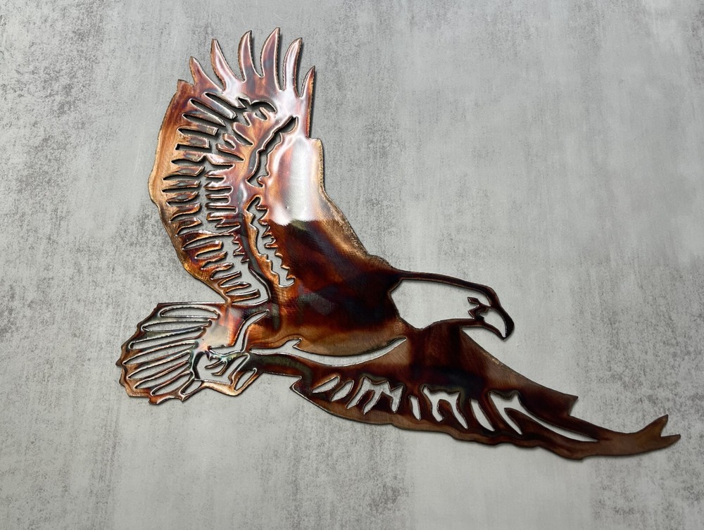 Soaring Eagle Metal Wall Art 32" wide