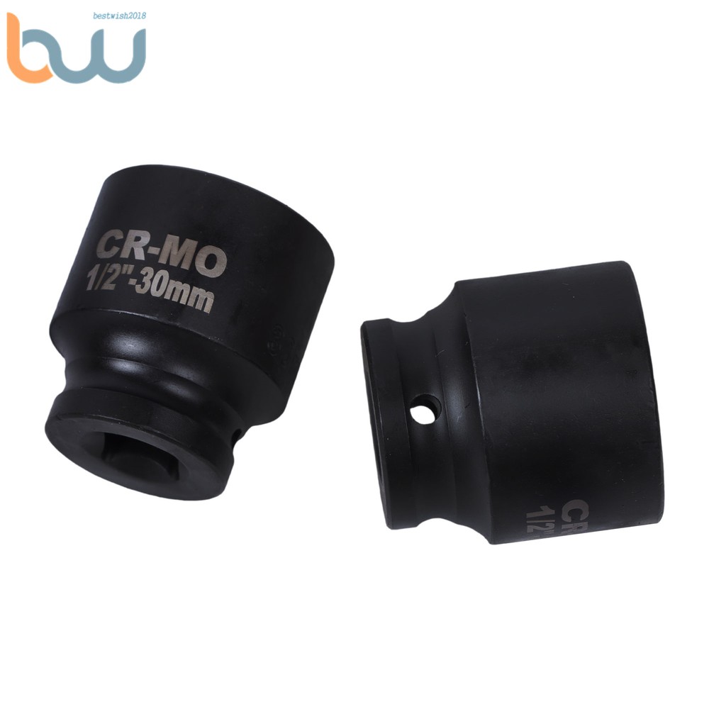 1/2 Inch Drive Deep Impact Socket Tool Set Metric Garage Workshop Tools 35pcs