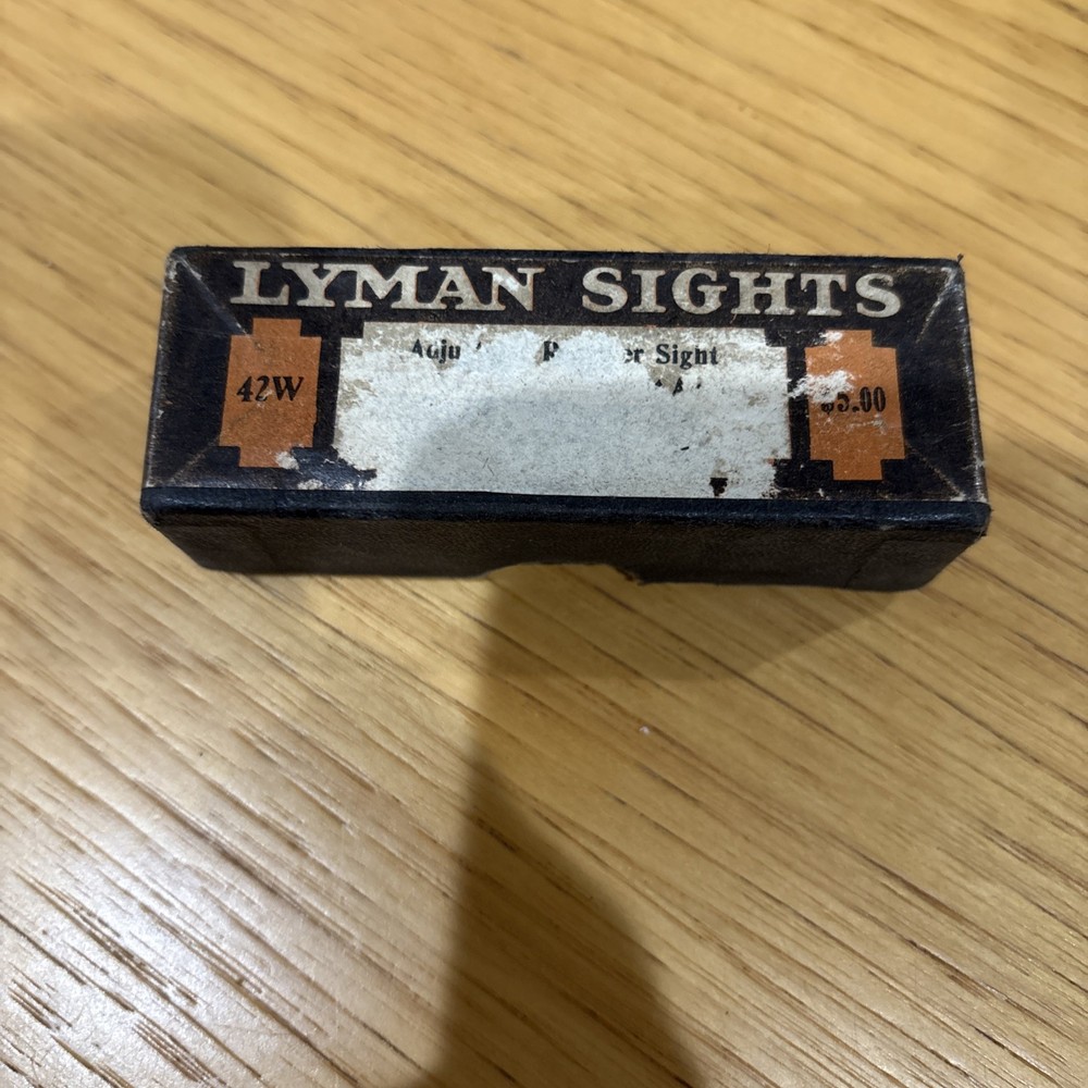 Lyman Model 42 W Sight Box Only & Instructions