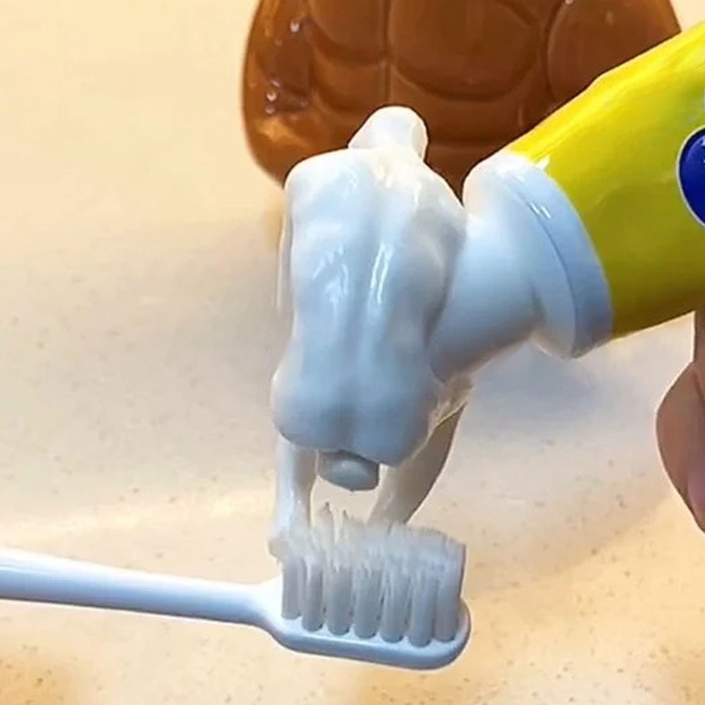 Pooping Toothpaste Cap Tricky Toothpaste Squeezer for Family TL