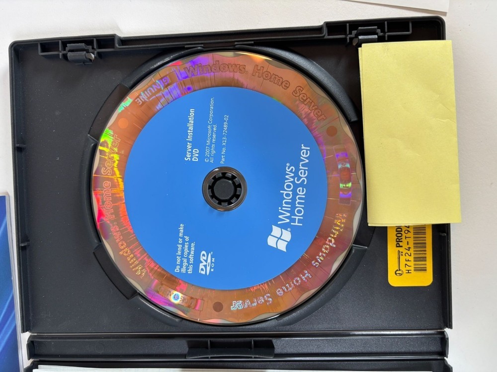 Rare Microsoft Windows Home Server 2007 OEM Software Product Key Microsoft Store