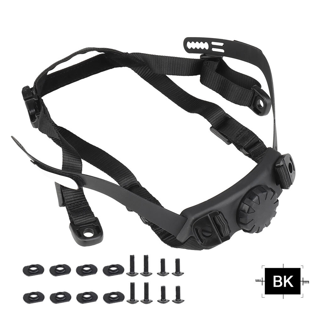 Tactical Fast Helmet Inner Suspension System Portable Adjustable Head Lock Strap