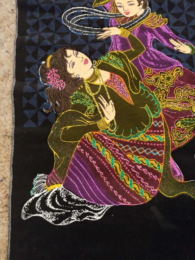 Hand Woven And Handmade Burmese Art Scroll