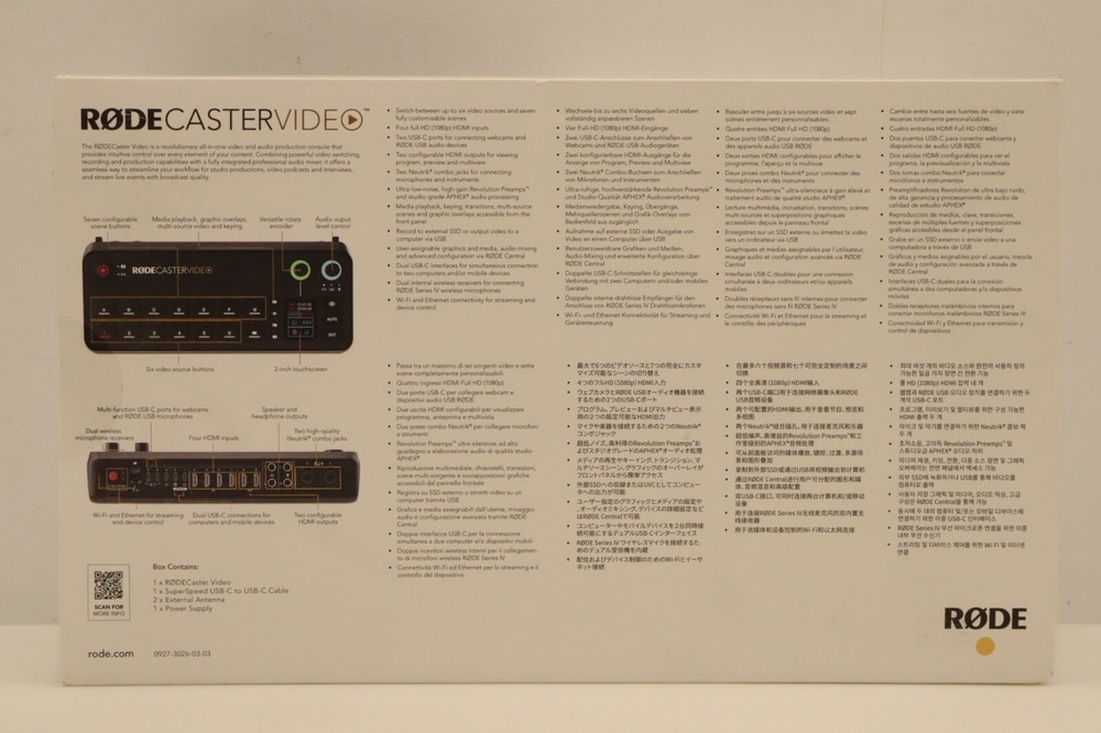 Rode RODECaster Video and Audio Production Console