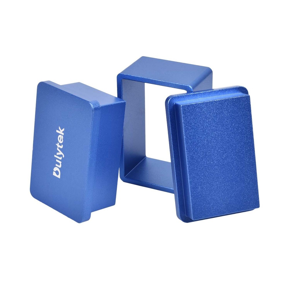 Dulytek Pre-Press Mold, Rectangular, 2" x 1.5", Anodized Aluminum, USA Made