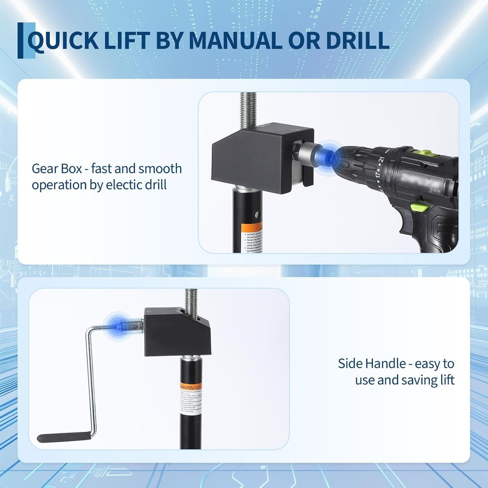 4PCS RV Slide Out Support Stabilizer Jacks Heavy Duty Adjustable Height Jack