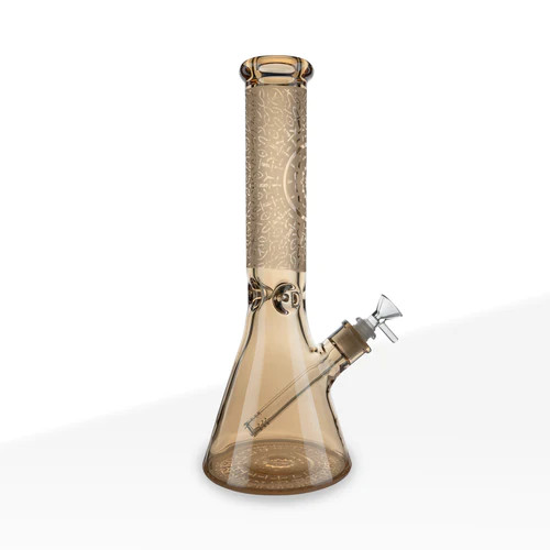 Water Pipe Mandala Etched Beaker 14"