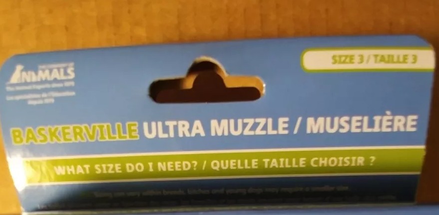 Dog Muzzle Baskerville 5-Inch Rubber Ultra Muzzle Pet Obedience Training