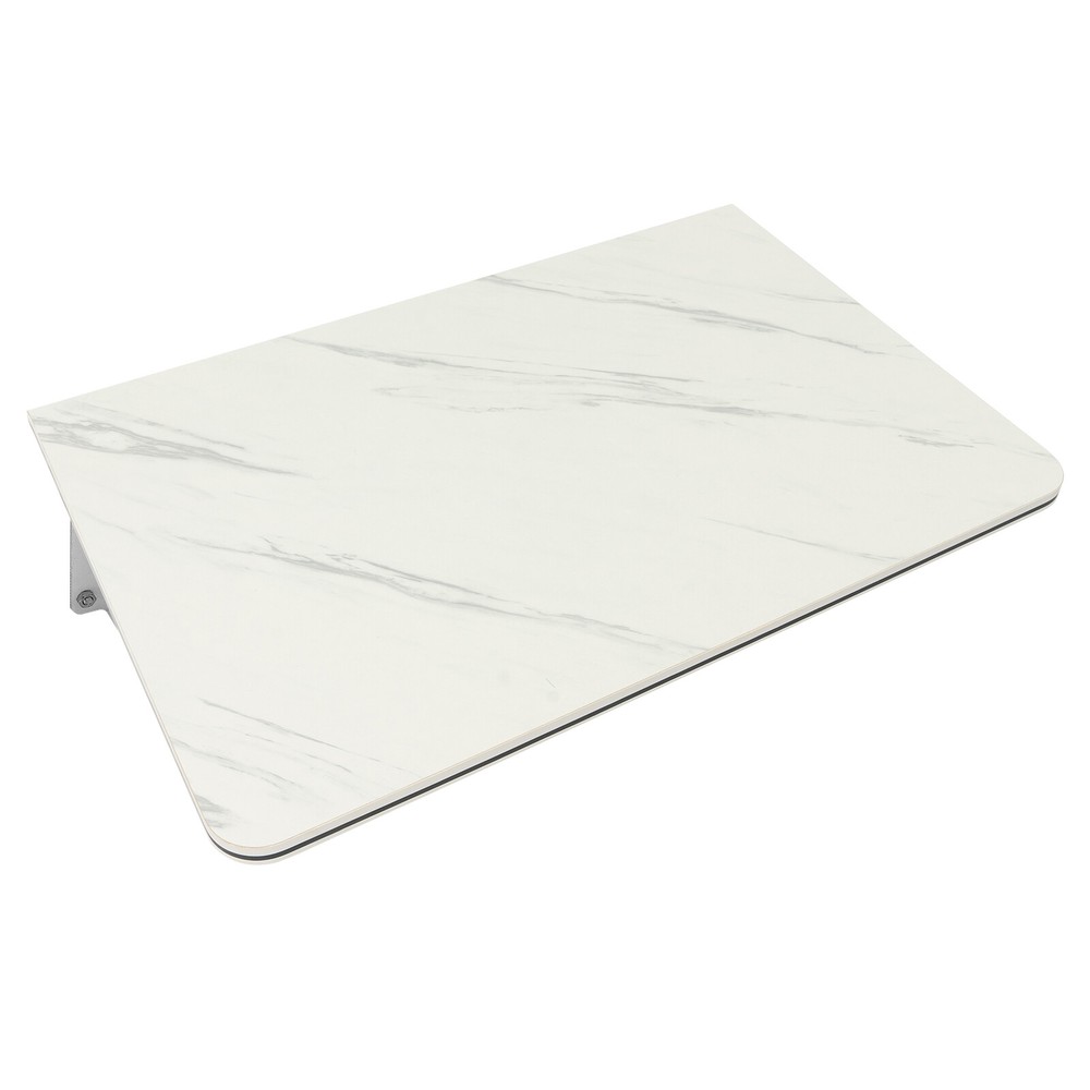 Wall Mounted Folding Table Floating Desk Drop Leaf Dining Table White 80*40cm