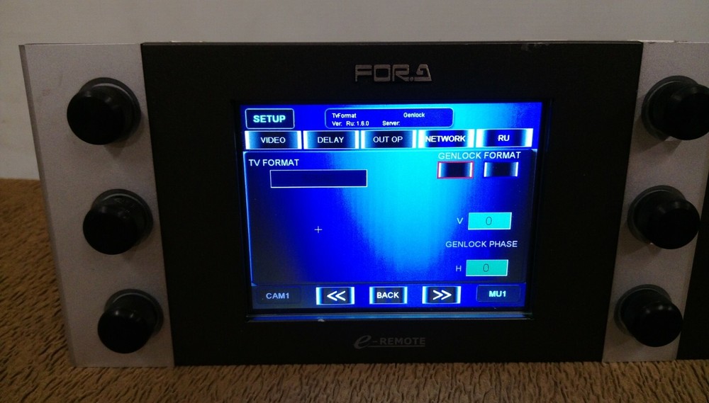 FOR.A VIDEO Remote Control Unit MBP-12RU WITH POWER CORD