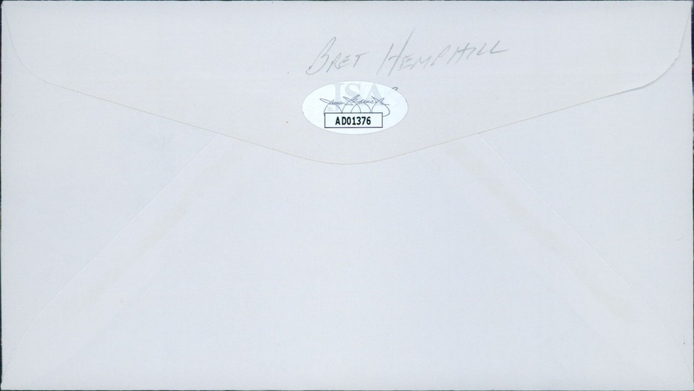 Bret Hemphill Anaheim Angels Signed First Day Issue Cachet JSA Authenticated