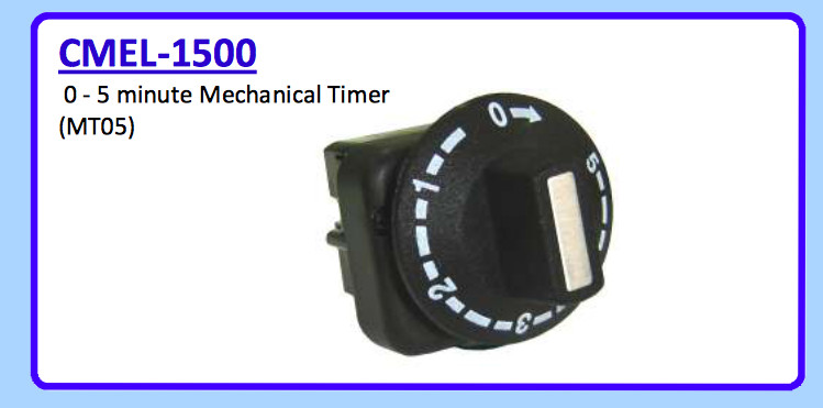 MECHANICAL TIMER 0 - 5 MINUTE (MT05) CMEL-1500