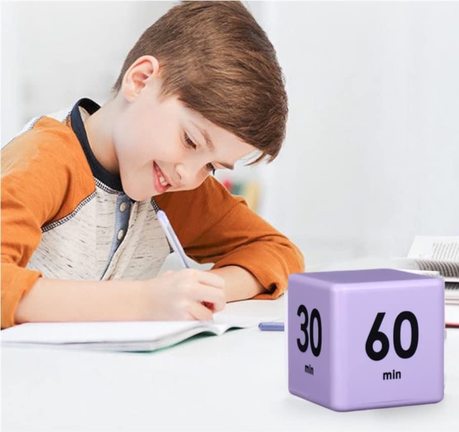 Cube Timer, Dice Timer with Gravity Sensor for Kitchen Studying Workout Class...