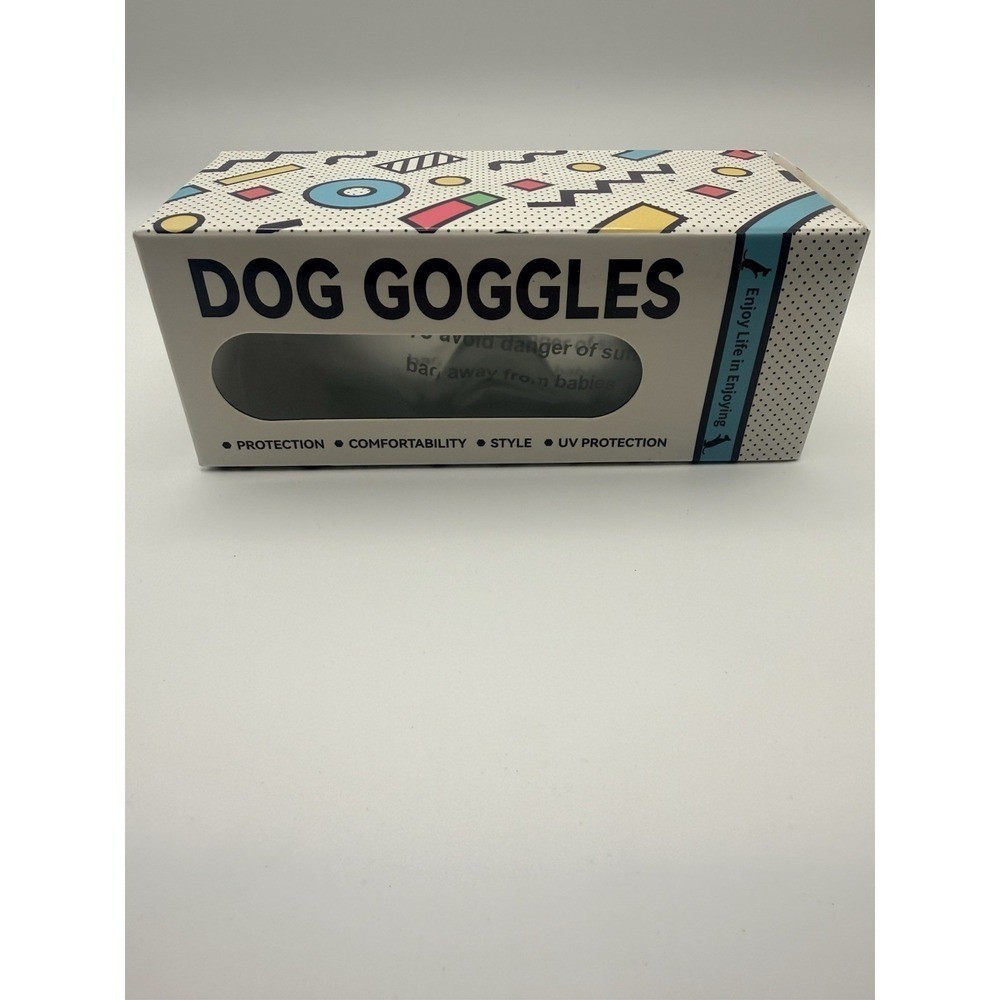 Dog Goggles with Adjustable Strap, Medium/Large Breed, Windproof Eye Protection