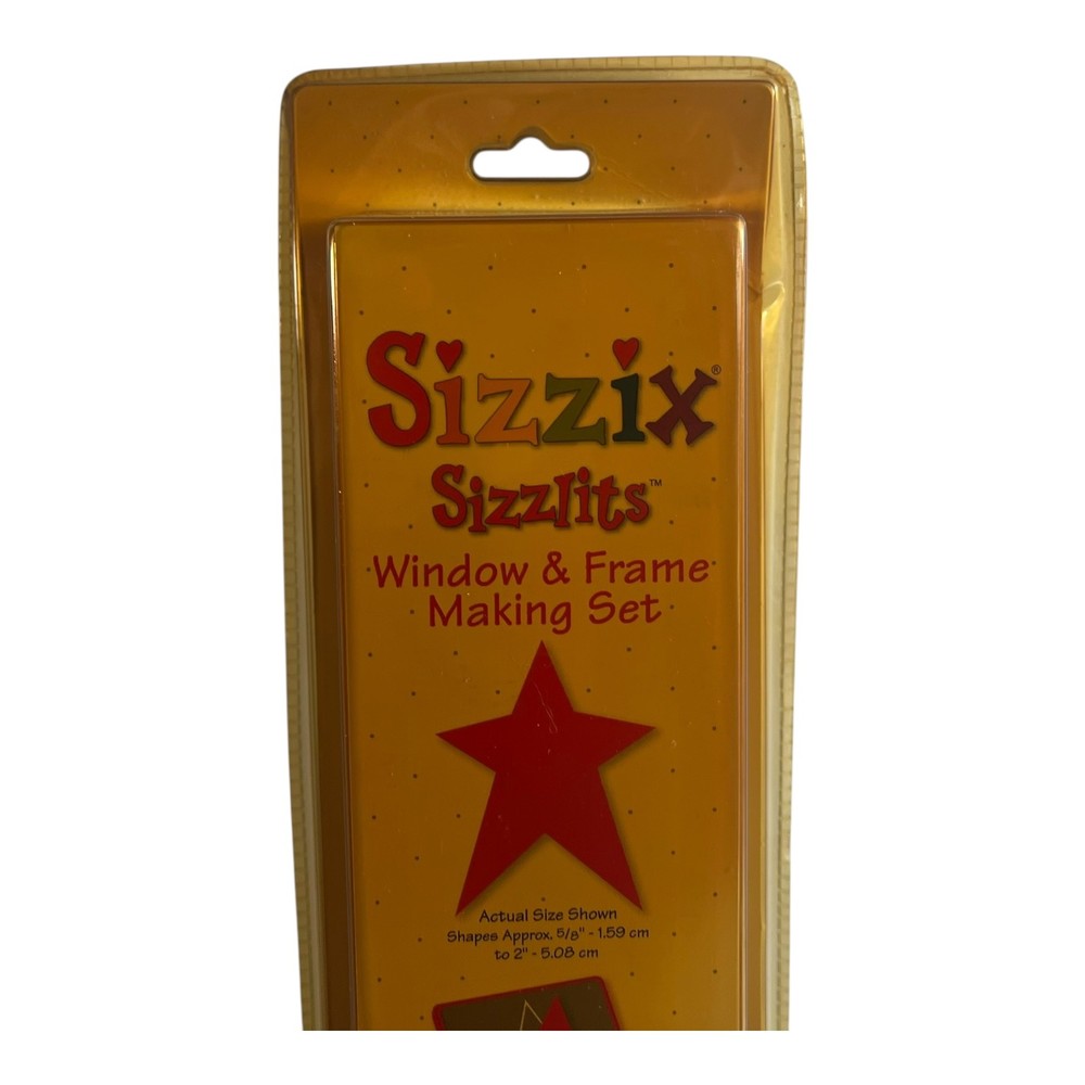 Sizzix Sizzlits Window & Frame Making Set 35 Dies Storage Case New