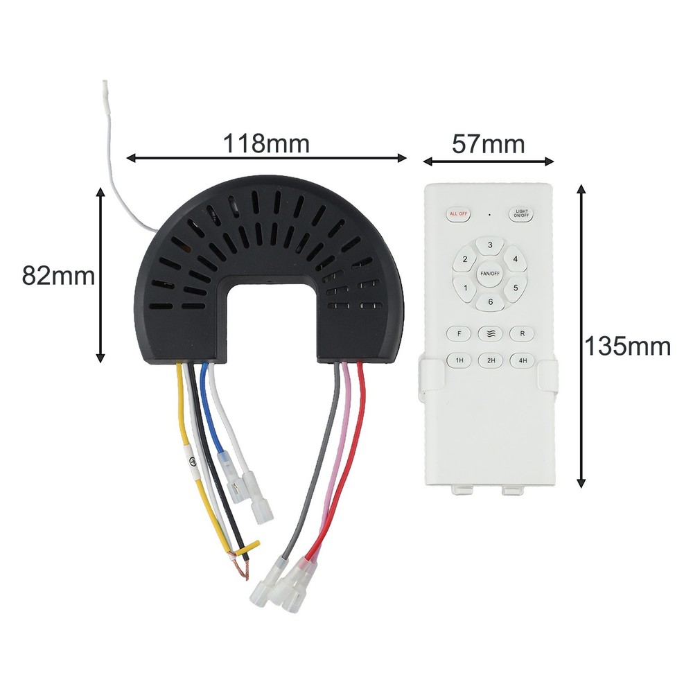 Smart Remote Control Kit for 24V DC Frequency Conversion Ceiling Fan Light