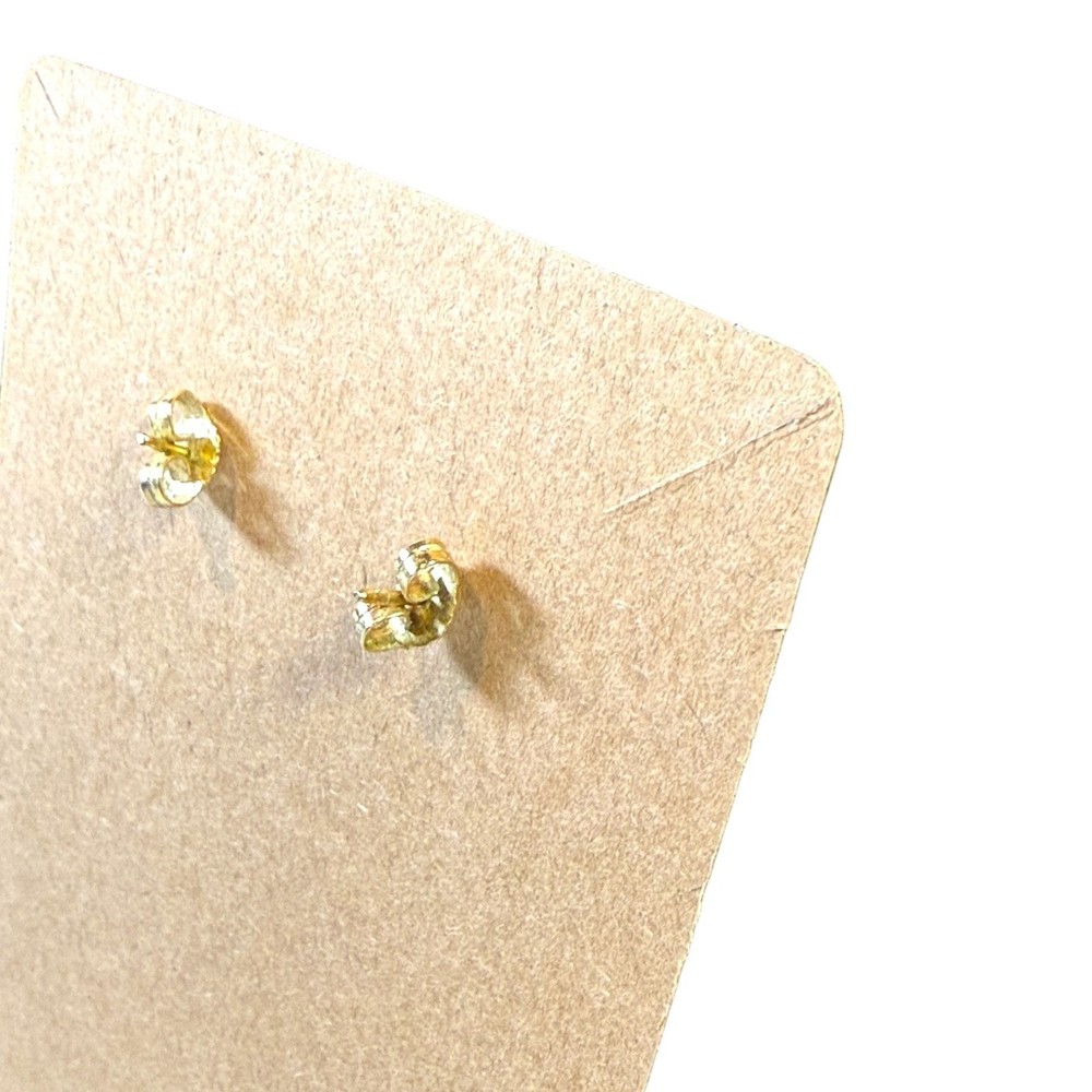 Handmade White Clay Stud Earrings With Abstract Black Design - Lightweight & Ide