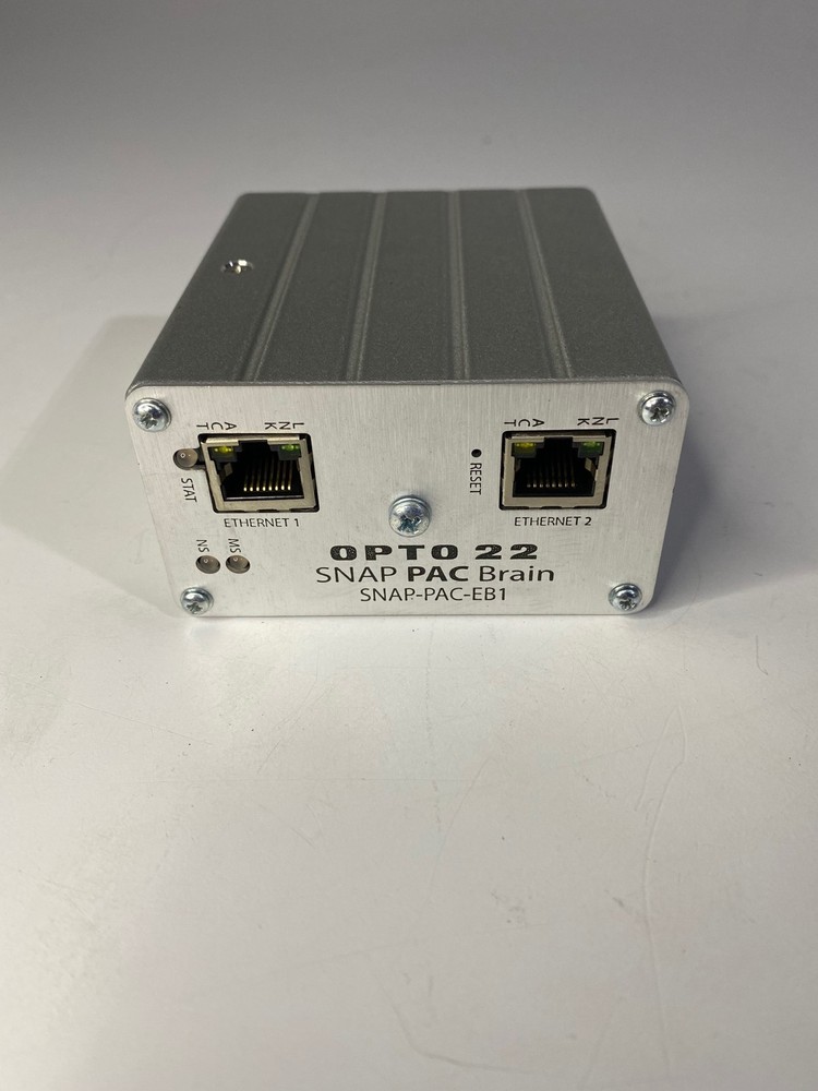 ONE (1) OPTO 22 Snap Pac EtherNet Brain SNAP-PAC-EB1 (NEW NO BOX)