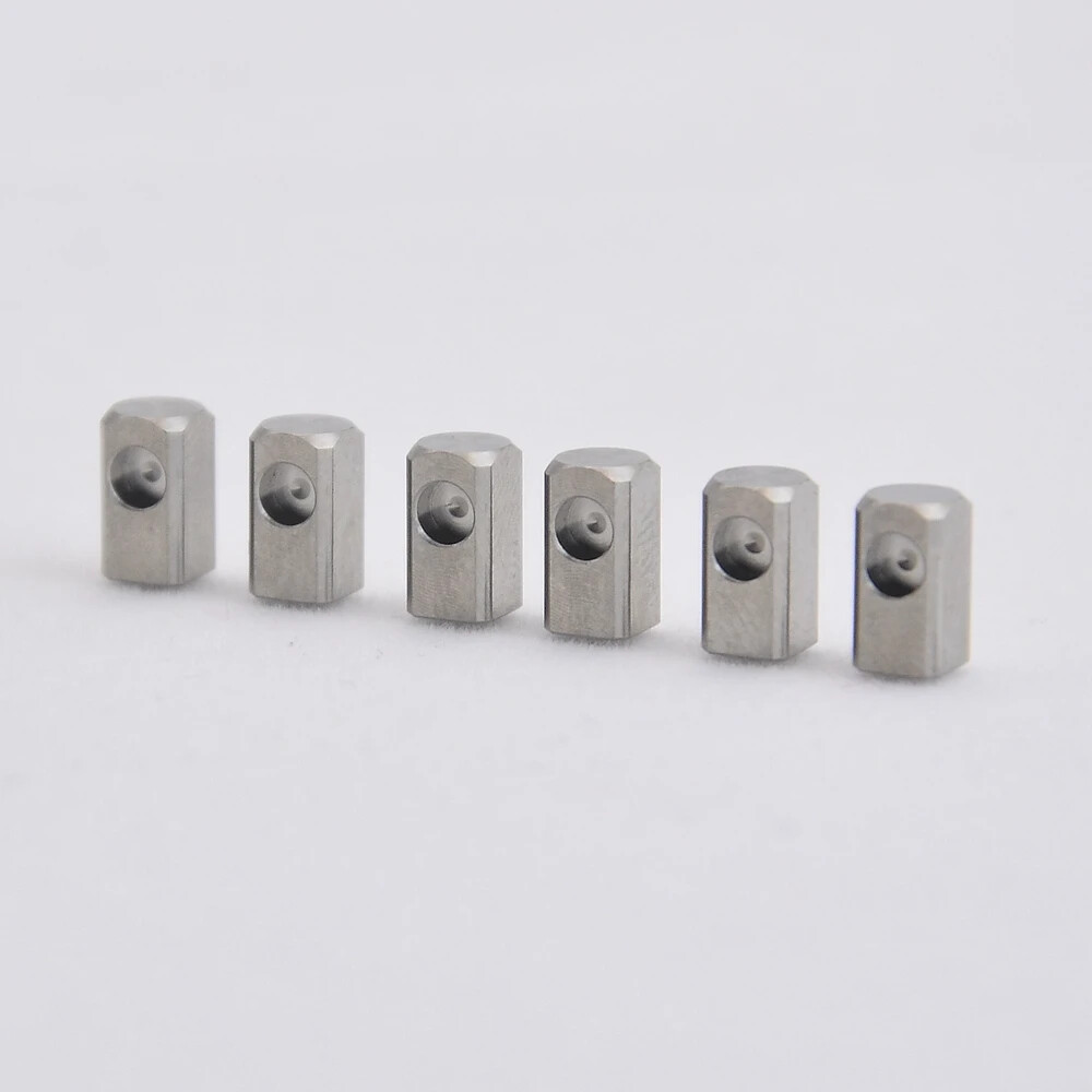 1 Set ( 6/7/8 Strings ) Titanium Alloy String Lock Screws /Saddle Insert Blocks