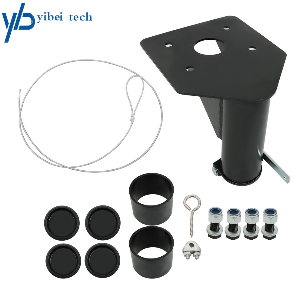 12" -17" Adjustable Forward Offset Fifth (5th) Wheel Adapter Hitch to Gooseneck