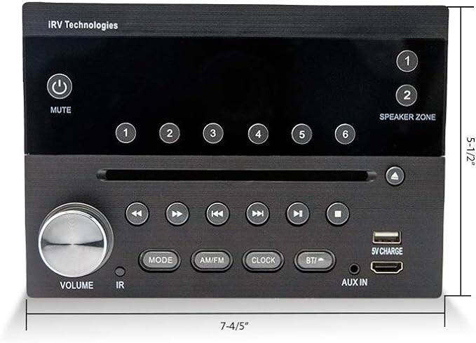 IRV31 RV RADIO RV STEREO WITH BLUETOOTH AM/FM/DVD FURRION DV3100 DV3200 DV3300