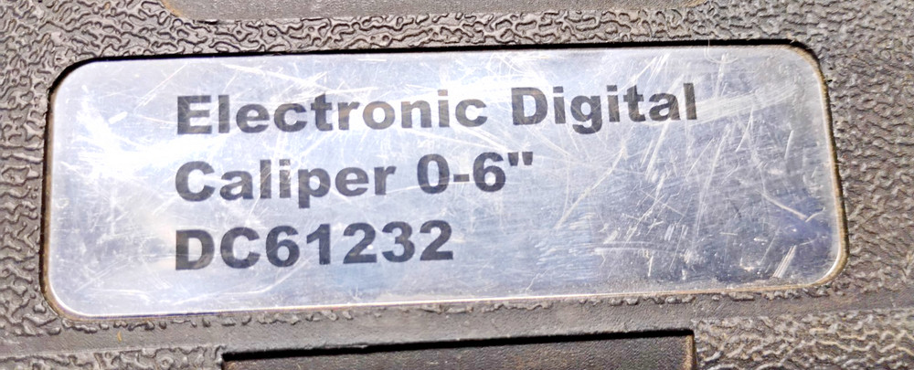 MAC ELECTRICAL DIGITAL CALIPER 0-6, #DC61232, MAC TOOLS , WITH HARD CASE, (B2