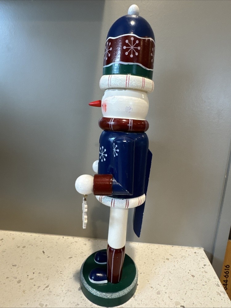 Christmas Nutcracker Snowman Decorations 14”