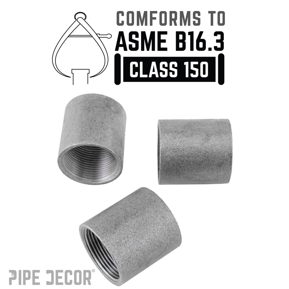 2 in. Black Merchant Coupling