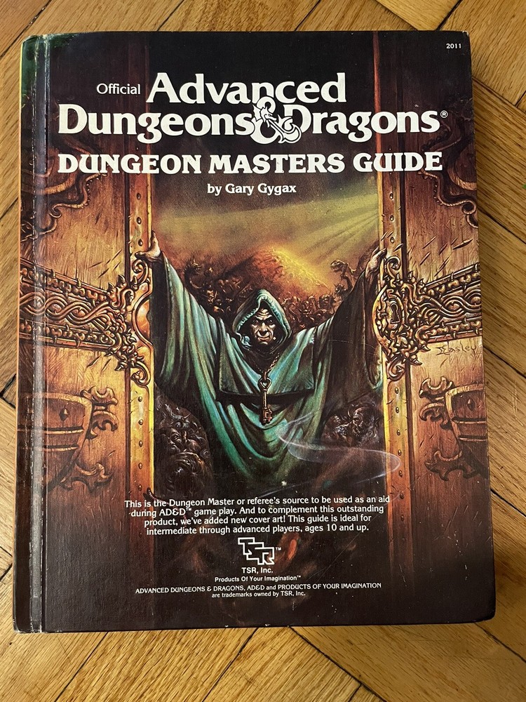 Dungeon Masters Guide TSR 2011 1979 Advanced Dungeons & Dragons