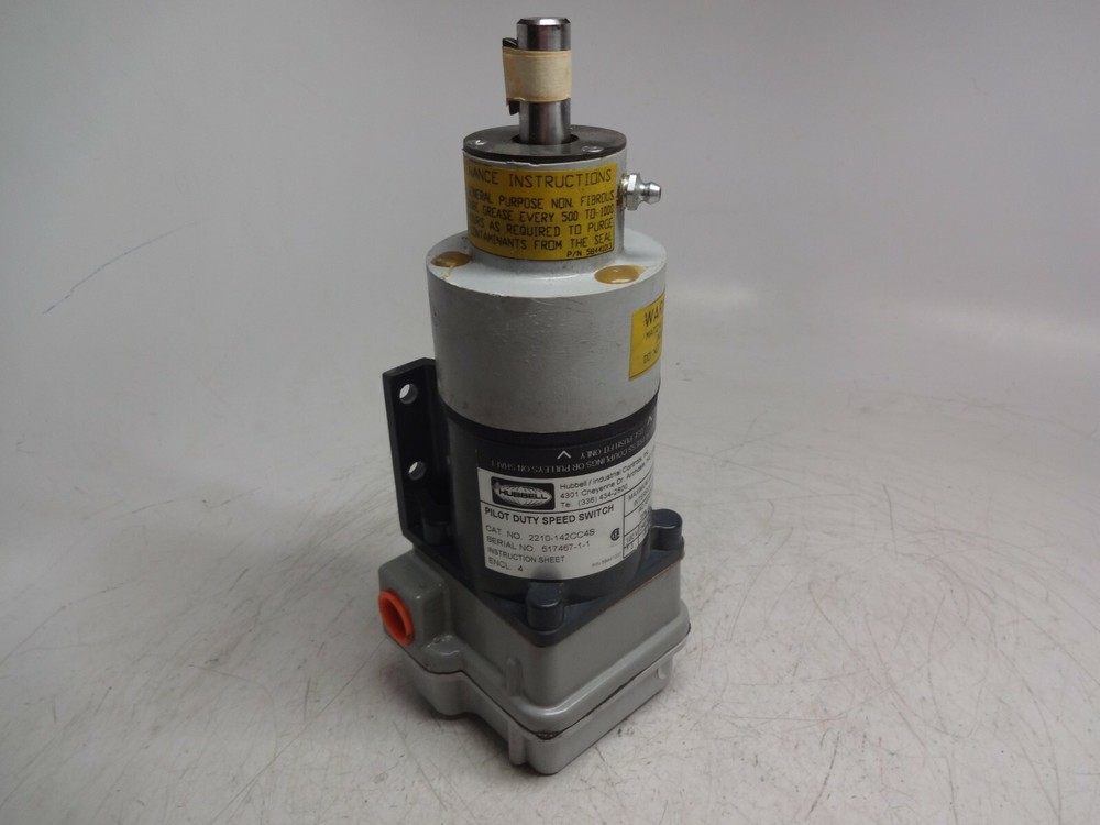 Hubbell 2210-142cc4s Pilot Duty Speed Switch