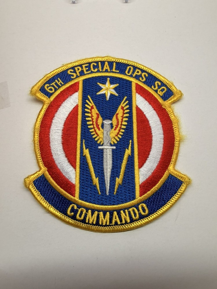 4.5" AIR FORCE 6TH SPECIAL OPERATIONS COMMANDO EMBROIDERED PATCH